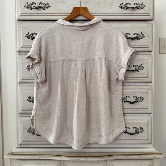 Altar'd State Cream Button-Up Top - Picture 3 of 5